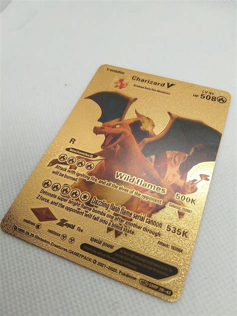 charizard v gold price.